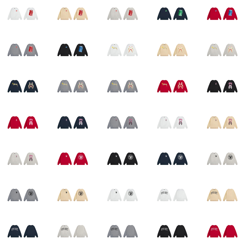 STU hooded sweatshirt collection 10