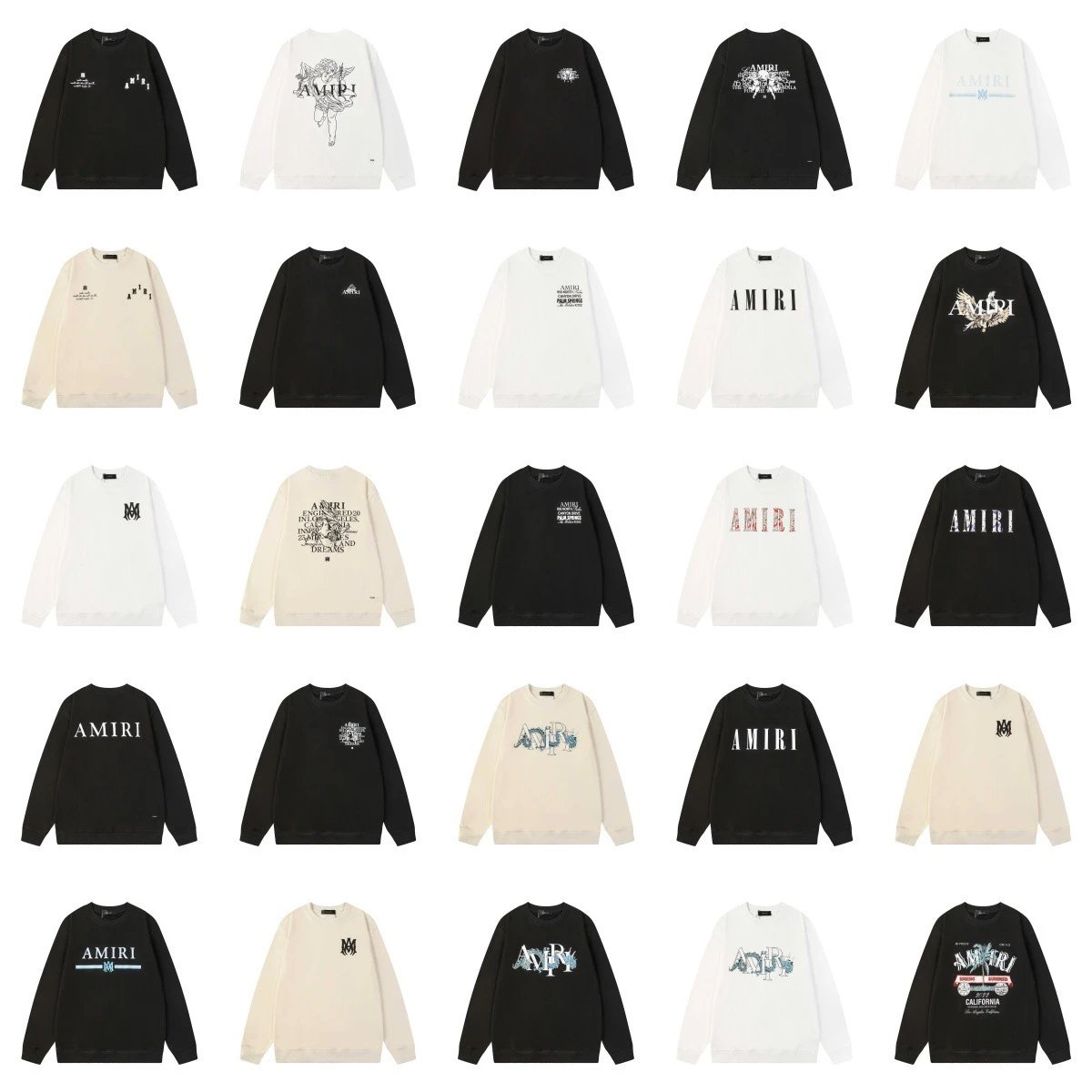 Loose casual crew neck sweatshirt for men and women